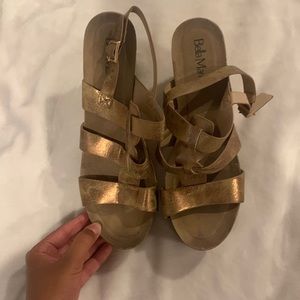 Wedges Warm Gold